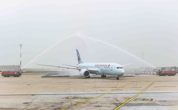 Air Canada inaugure sa ligne Paris CDG - Vancouver