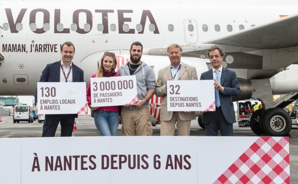 Volotea fête ses 6 ans à Nantes