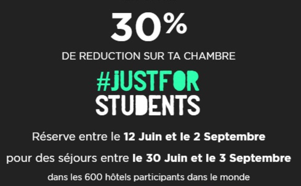 ibis lance une offre pour les étudiants