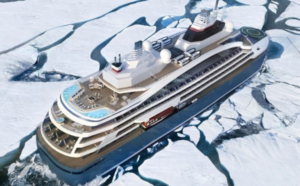 Ponant : le futur brise-glace baptisé "Le Commandant Charcot"