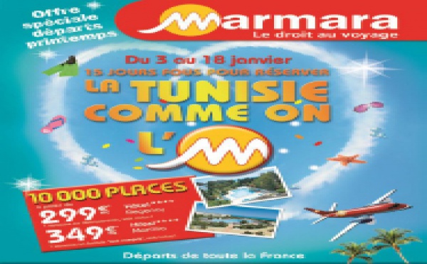 Marmara : 10 000 séjours en Tunisie à partir de 299€TTC