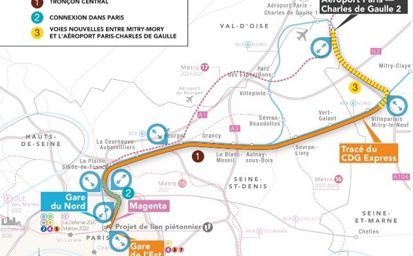 CDG Express : le projet repart de l'avant grâce au Conseil d'Etat