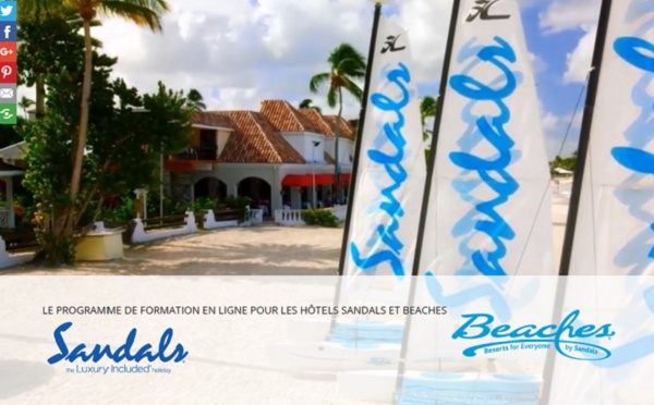 Caraïbes : Sandals Resorts lance son premier programme d'e-learning