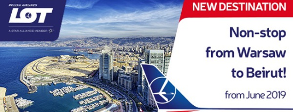 LOT Polish Airlines lance une ligne vers Beyrouth