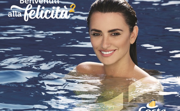 Penélope Cruz nouvelle ambassadrice de Costa Croisières