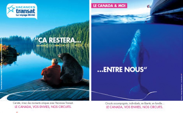 Vacances Transat s'affiche dans les gares