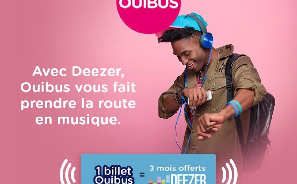 Ouibus signe un partenariat "longue durée" avec Deezer