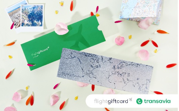 transavia lance sa carte cadeau avec Flightgiftcard