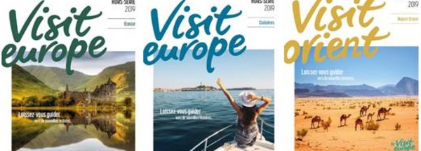 Visit Europe sort 3 mini-brochures