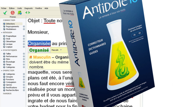 Antidote : on s’écrit... Sans faute !