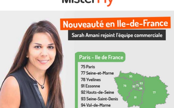 MisterFly Pro : Sarah Amani, nouvelle commerciale Île-de-France