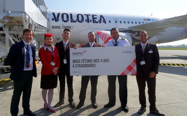 Volotea fête ses 4 ans à Strasbourg et annonce de nouvelles lignes