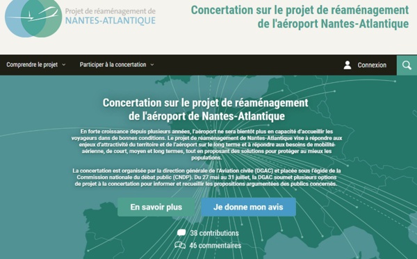 Réaménagement Nantes-Atlantique : la DGAC ouvre une concertation publique