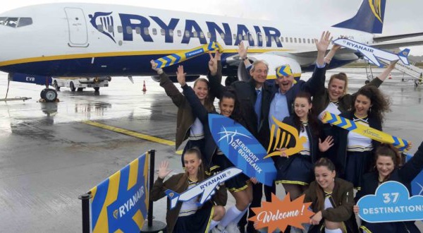 Ryanair annonce de nouvelles lignes au départ de Marseille et Bordeaux