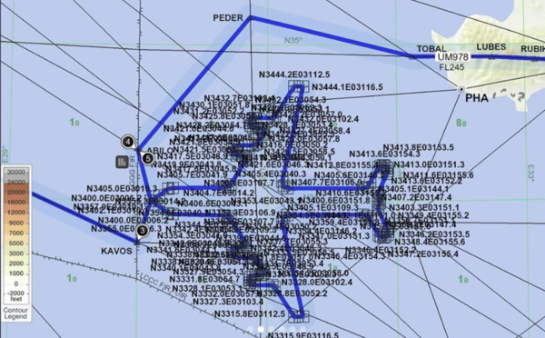 Quand un pilote dessine un 747 dans le ciel... (vidéo)