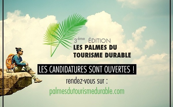 Palmes du Tourisme Durable : la remise des trophées aura lieu le 26 février 2020