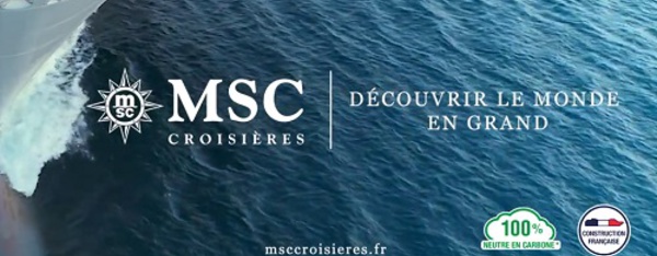 MSC Croisières lance sa nouvelle campagne (Vidéo)