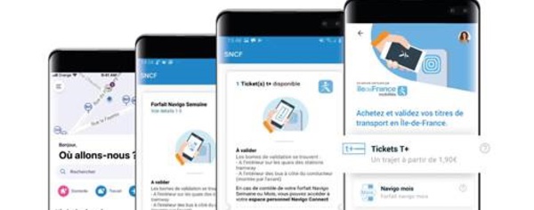 Les Tickets T et forfaits Navigo disponibles sur l'Assistant SNCF