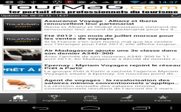 TourMaG.com lance son Appli Androïd