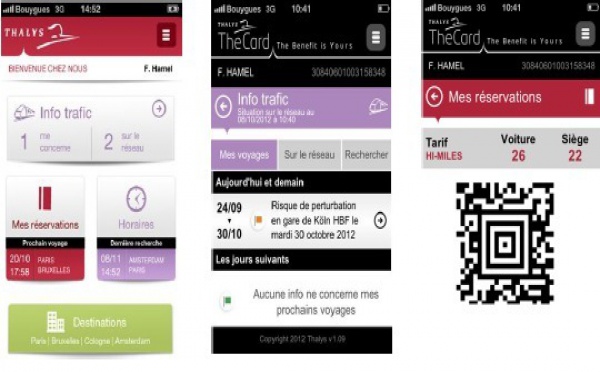 Thalys lance une nouvelle application mobile