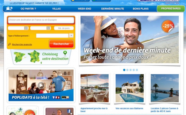 Location de vacances : Poplidays s'appuie sur les agents immobiliers !