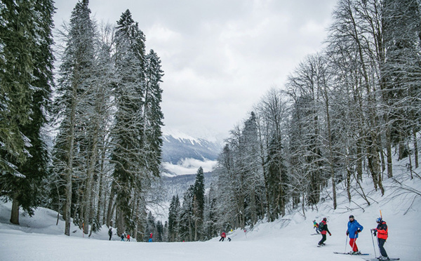 Skier dans la vallée de la Tarentaise à Méribel