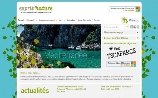 CRT Paca : un nouveau site Internet sur l'éco-tourisme