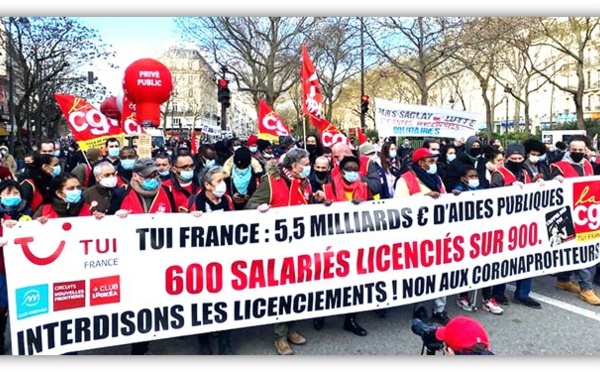 La CGT TUI France appelle à la mobilisation le 2 mars