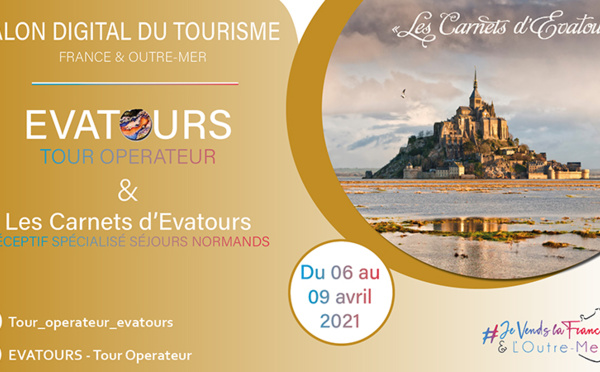 Evatours – Les Carnets d’Evatours répondra présent sur le salon #JevendslaFrance et l'Outre-Mer