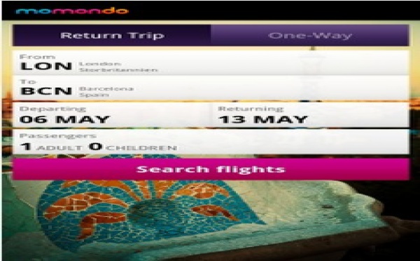 Momondo lance sa première application mobile pour BlackBerry