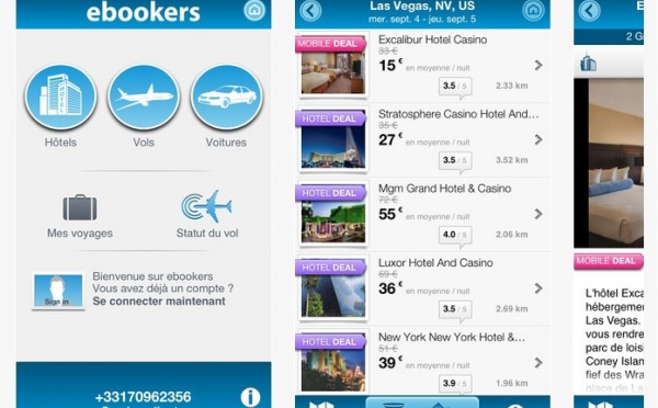 Ebookers Voyage : la réservation multi-produit sur mobile ça marche !