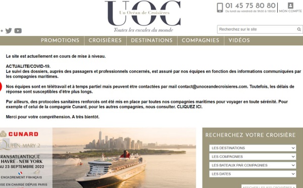 Un Océan de Croisières invite les agents de voyages à des webinaires