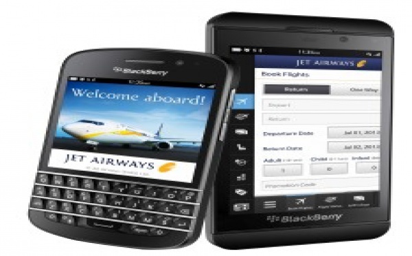 Jet Airways : lancement d'une appli gratuite pour BlackBerry 10