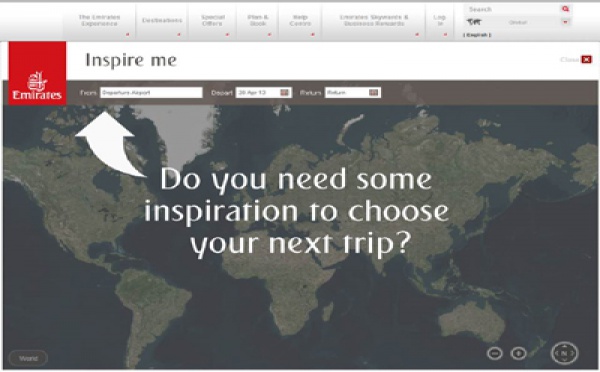 Emirates Inspire Me : la technologie pour inspirer