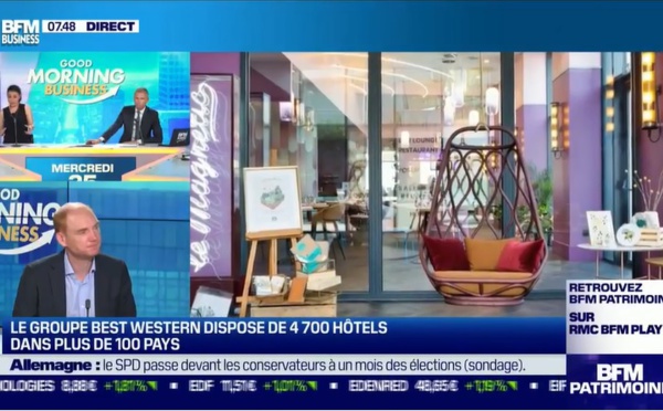 Best Western : "L'été a été plutôt bon mais il n'est pas tout à fait au niveau de 2019" selon Olivier Cohn