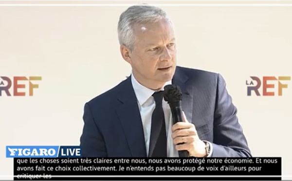 Bruno Le Maire donne rendez-vous au monde du tourisme et aux voyagistes le 30 août