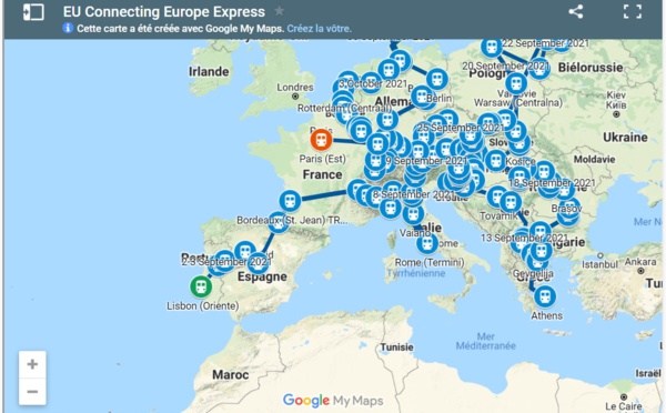 Train : coup d'envoi du Connecting Europe Express