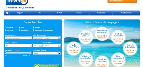 Travel24 lance officiellement son agence de voyages en ligne sur le marché français