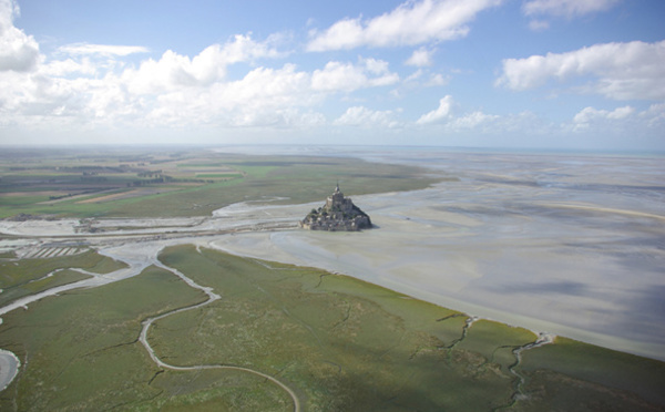 II. The Mont-Saint-Michel seen from above, a magical experience...