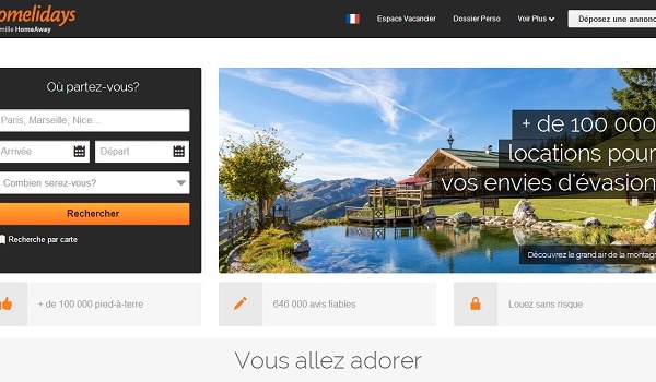 Homelidays.com : un nouveau site pour "rêver ses vacances"