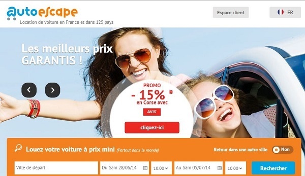 Expedia achète la marque française Auto Escape