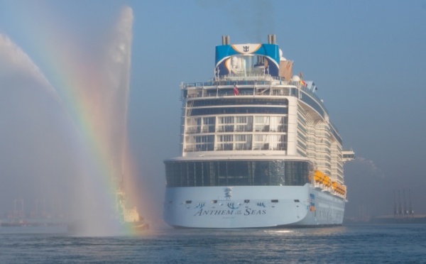 Royal Caribbean : l'Anthem of the Seas a été baptisé à Southampton