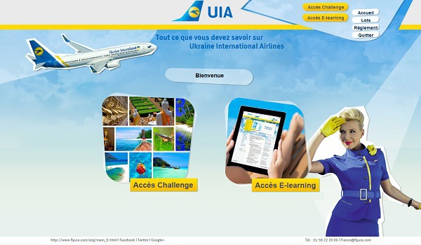 Ukraine International Airlines lance un challenge de ventes et un e-learning