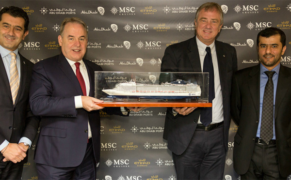 Croisières à Abu Dhabi : MSC Croisières partenaire d'Etihad