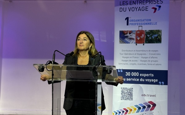 Valérie Boned lors de l'Assemblée Générale des Entreprises du Voyage le 19 juin à Paris. ©David Savary