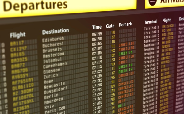 Près de 10 000 vols ont été annulés à travers le monde par la panne CrowdStrike - Depositphotos @SynthEx