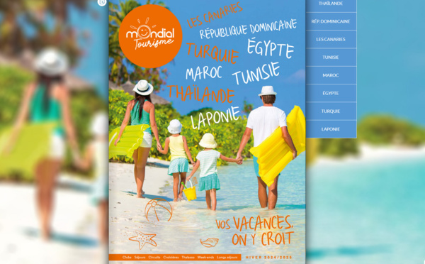 Mondial Tourisme dévoile sa brochure hiver 2024-2025