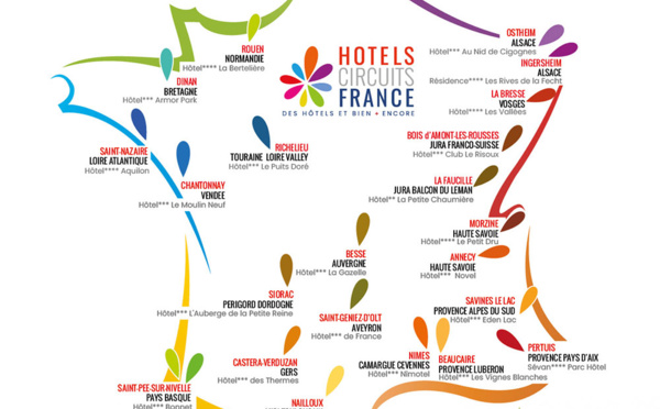 Vendre les régions de France : bienvenue chez les 24 hôteliers-restaurateurs Hôtels Circuits France, des hôtels et bien + encore