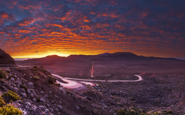 Plaine des Sables au coucher du soleil © IRT