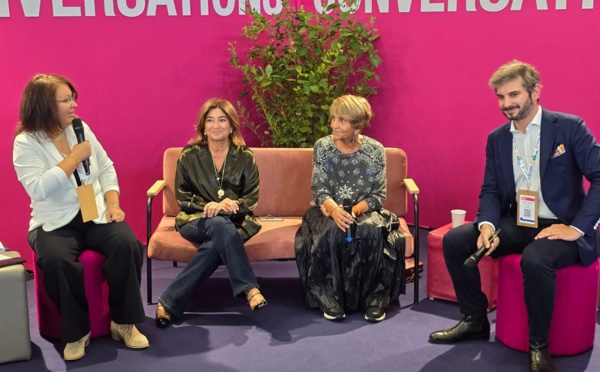 Karine Coulon (OPCO Mobilités), Valérie Boned (Les Entreprises du Voyage), Adriana Minchella (CEDIV), et Guillaume Dreyfus (Silamir) - Photo CE